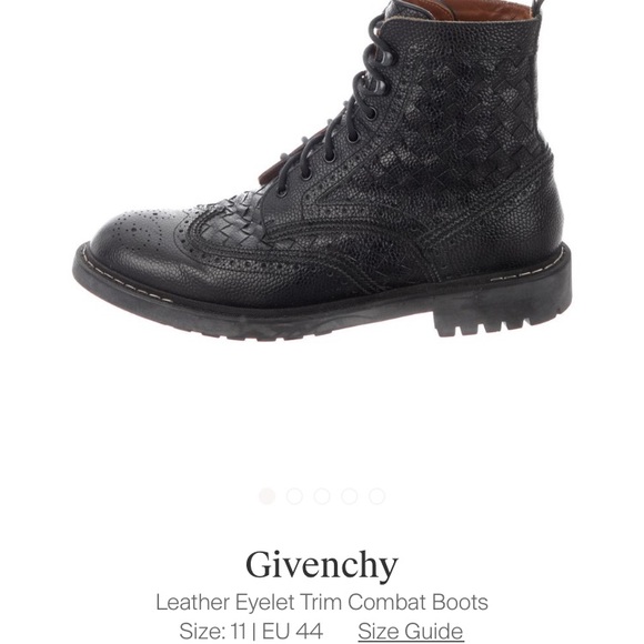 Givenchy Combat Boots Size 11